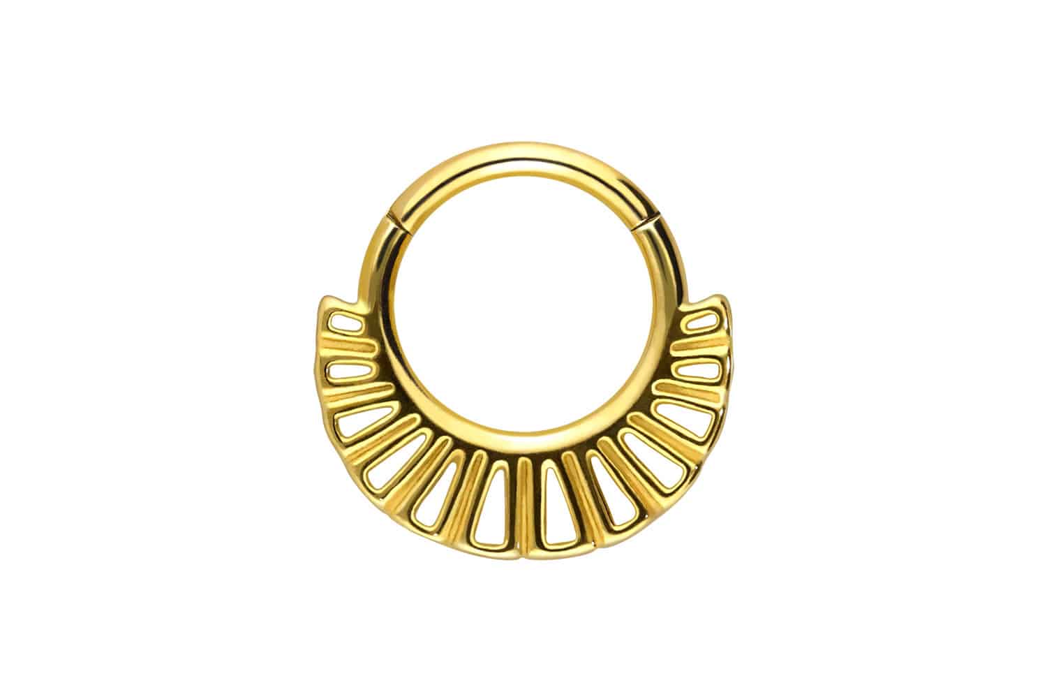 Chirurgenstahl Segmentring Clicker Piercing ETHNO-DESIGN